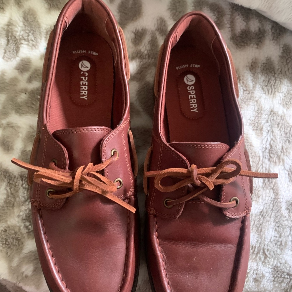 Sperry Women’s Rich Brown Leather Boat Shoes